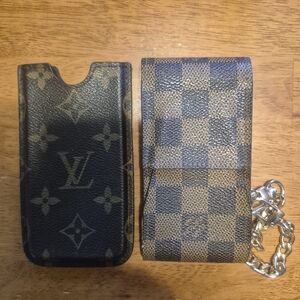 Louis Vuitton Black and Brown Phone Cases